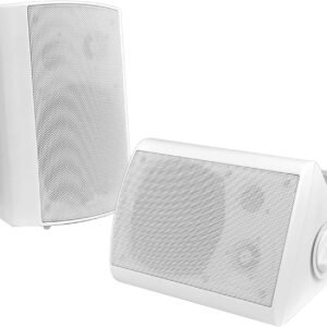 Wall Mount Waterproof Speaker System for Indoor or Outdoor Wireless Bluetooth Surround Sound System